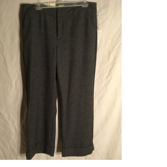 NWT Gray Herringbone Straight Trouser, A New Day - Picture 5 of 6
